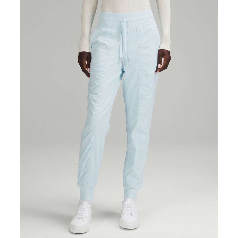 Lululemon Dance Studio Mid-Rise Joggers size 4 Full Length Powder Blue Athletic